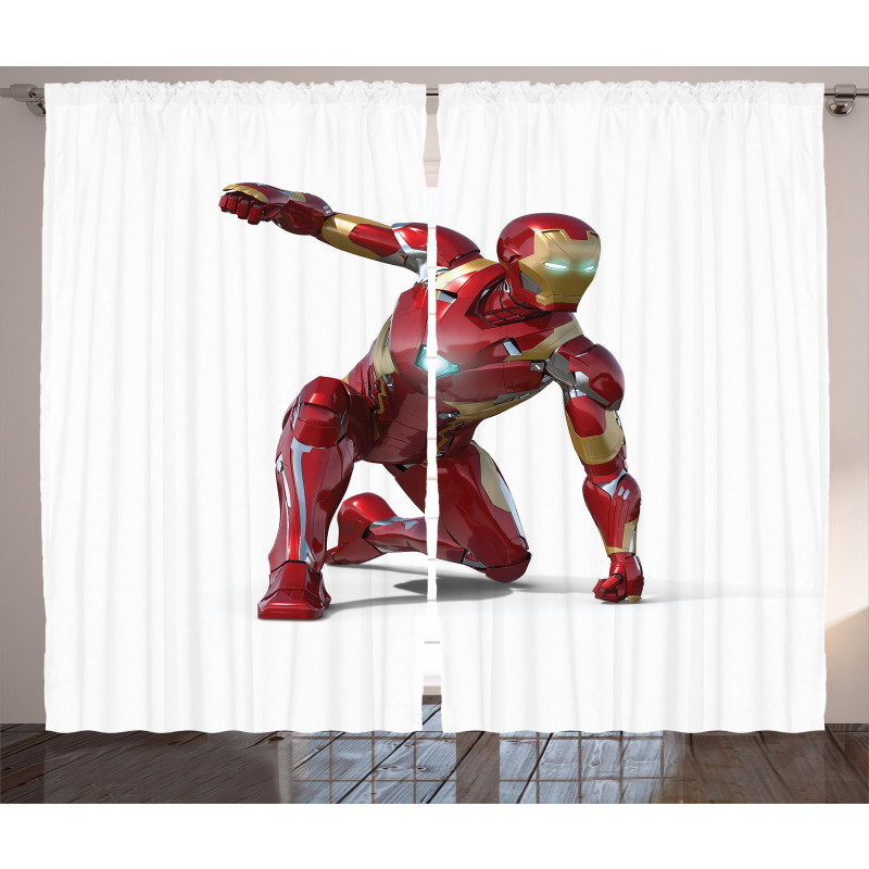 Robot Hero Costume Curtain