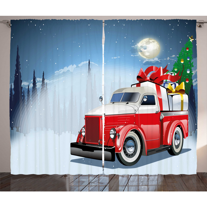 American Truck Gifts Curtain