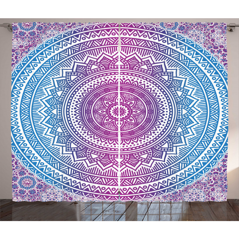 Mandala Pattern Curtain