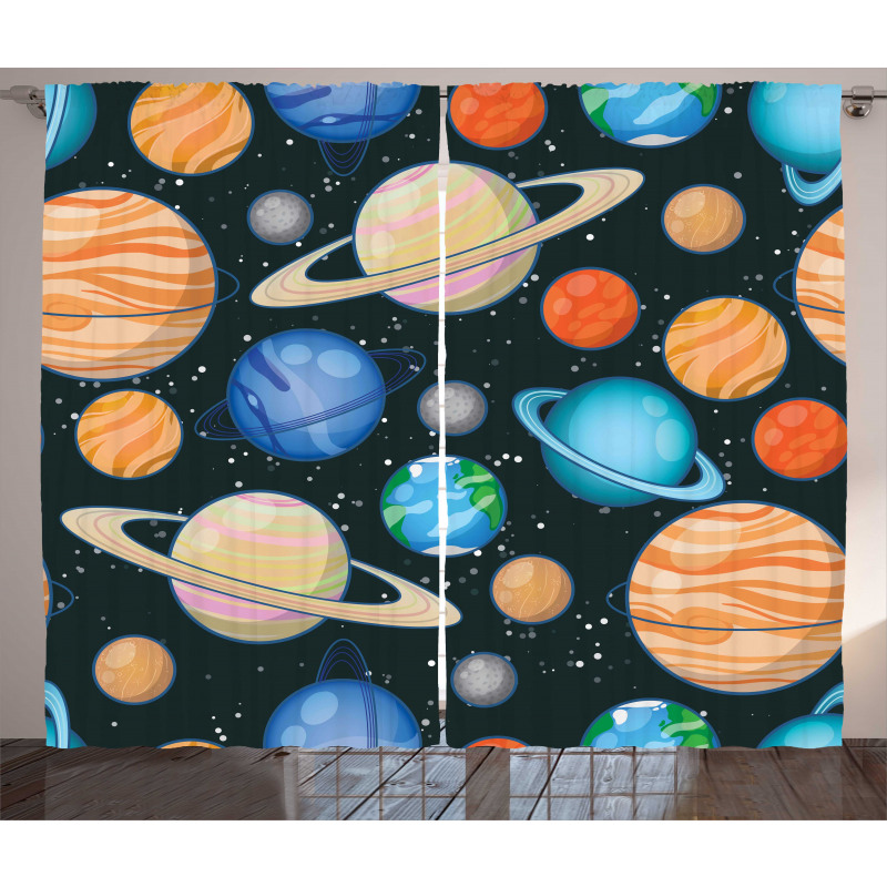 Galaxy Space Art Solar Curtain