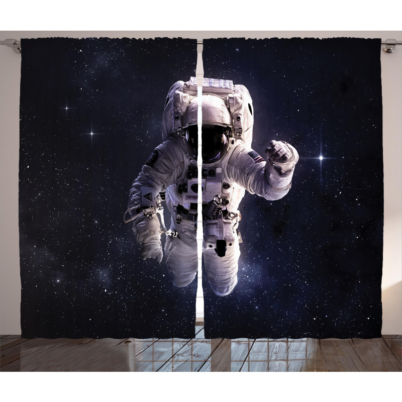 Stardust Nebula Space Curtain