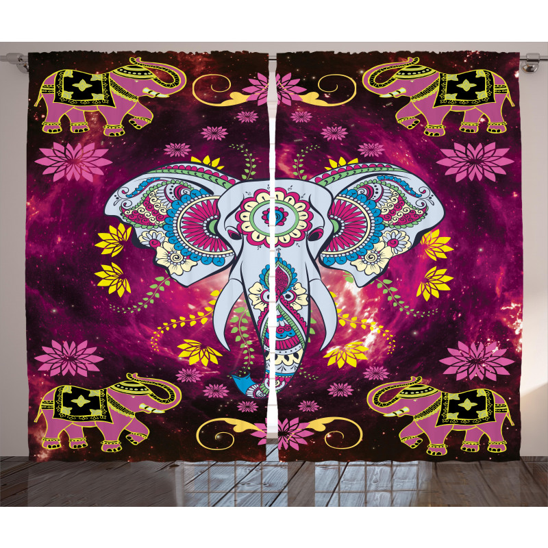 Oriental Space Effects Curtain