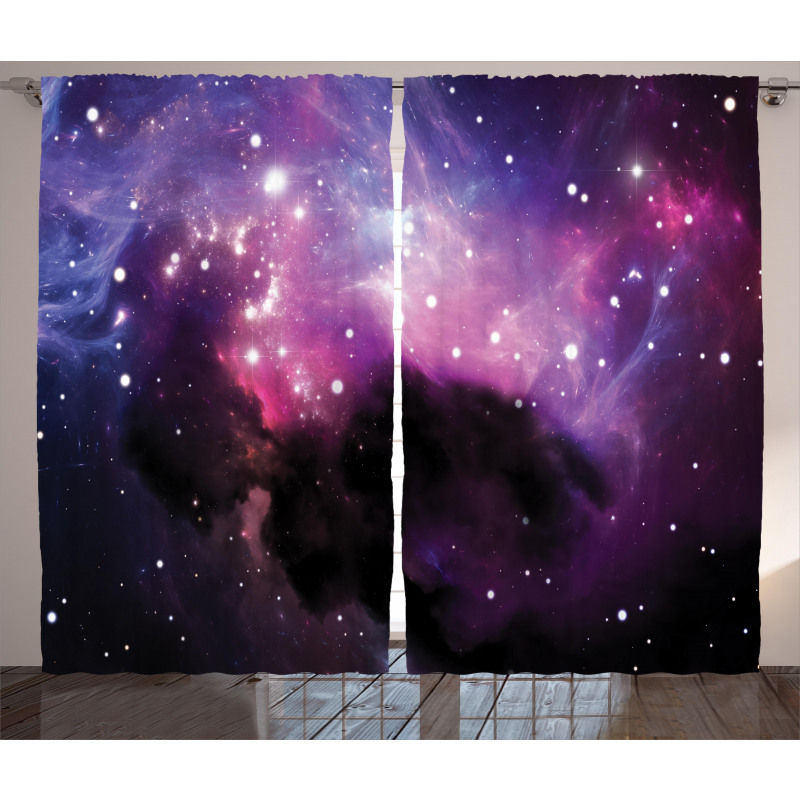 Nebula Cosmos Image Curtain