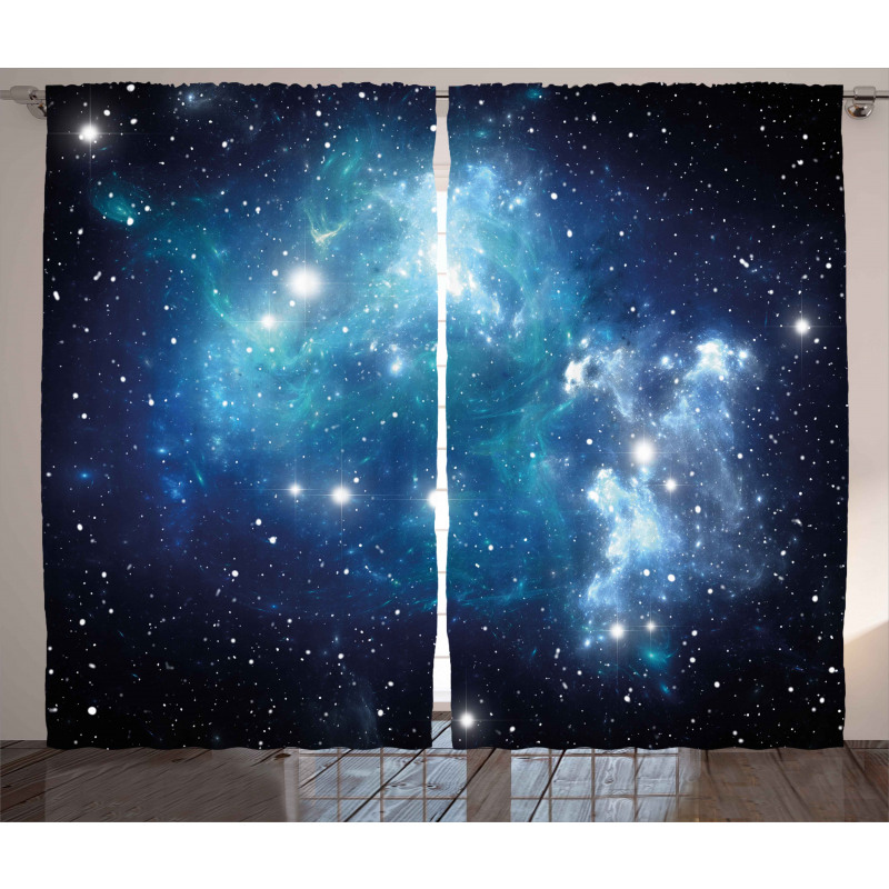 Mystical Supernova Stars Curtain