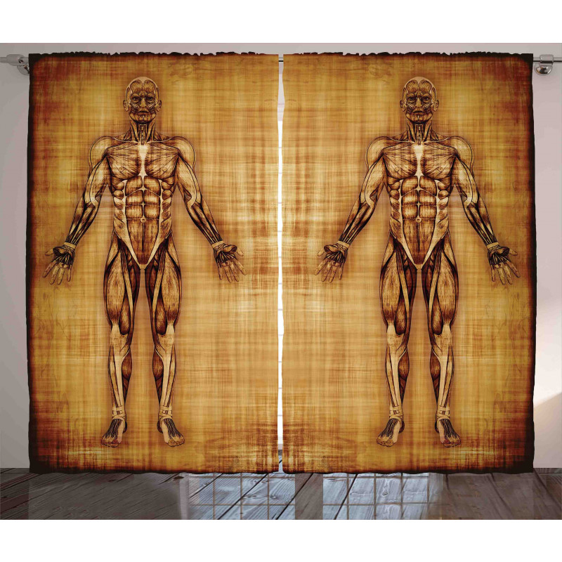 Human Body Style Curtain