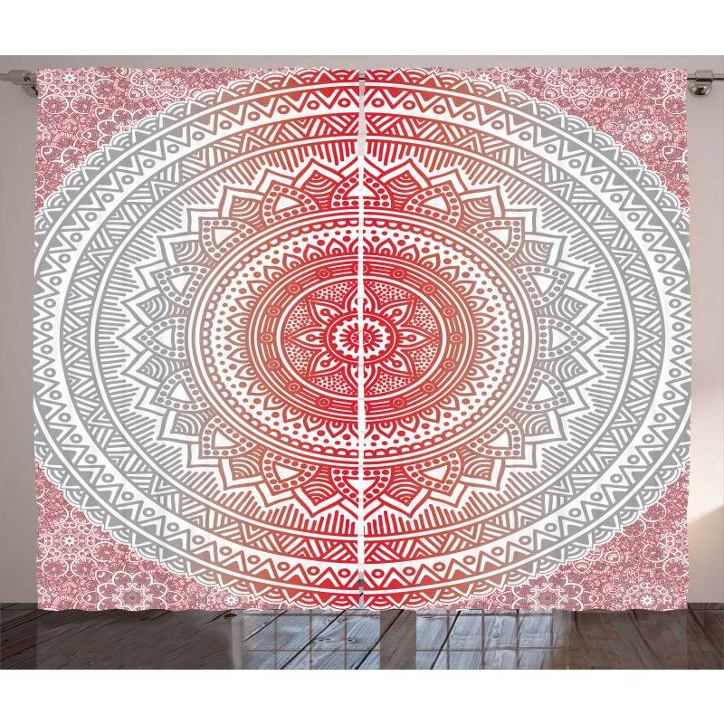 Ombre Mandala Boho Curtain