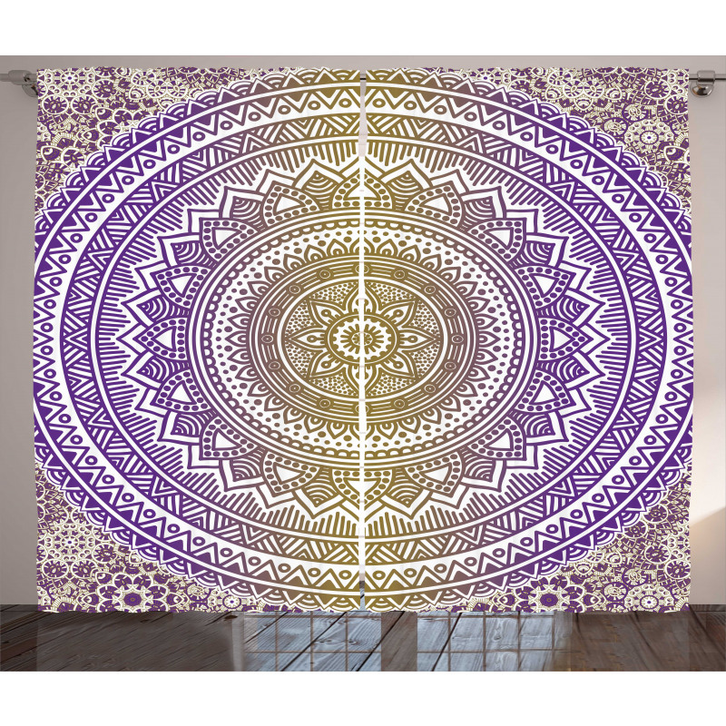 Cosmos Mandala Curtain