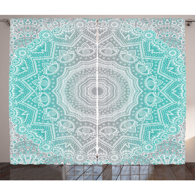 Ombre Ethnic Curtain