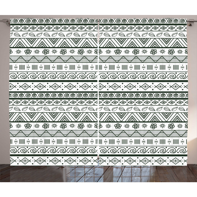 Aztec Patterns Curtain