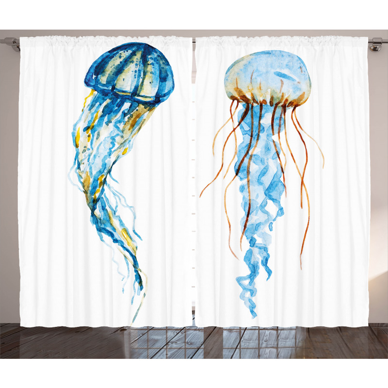 Jellyfish Exotic Sea Curtain