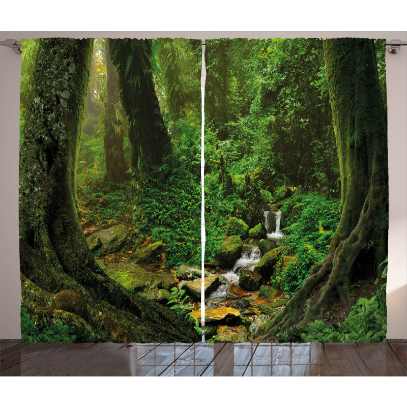 Nepal Jungle Forest Curtain