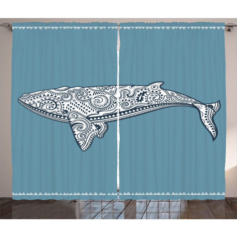 Embellish Whale Curtain