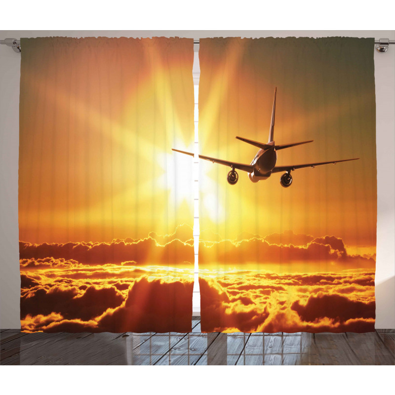 Widebody Jet Air Plane Curtain