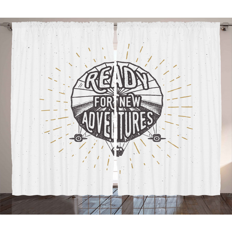 Motivational Adventure Curtain