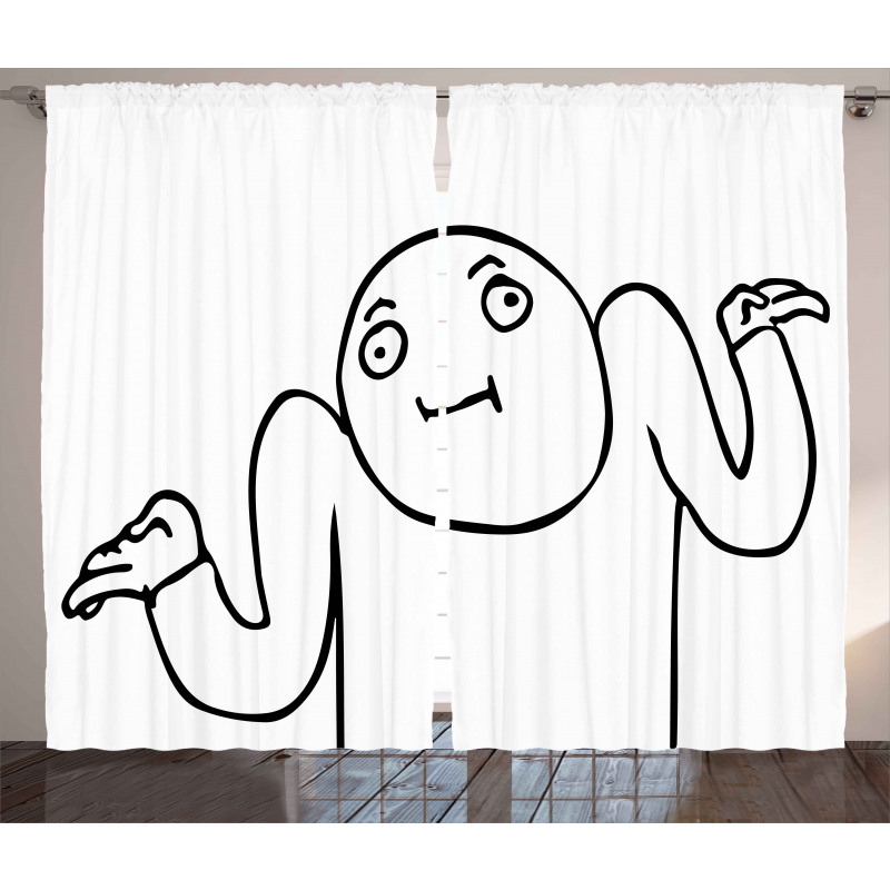 Whaever Guy Meme Sketchy Curtain