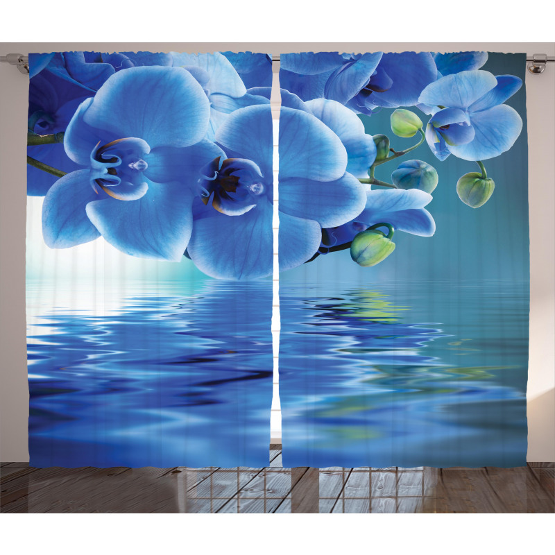 Natural Orchids Curtain