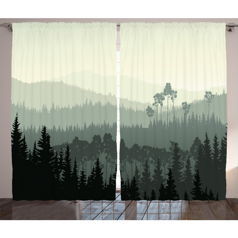 Valley Mystic Forest Curtain