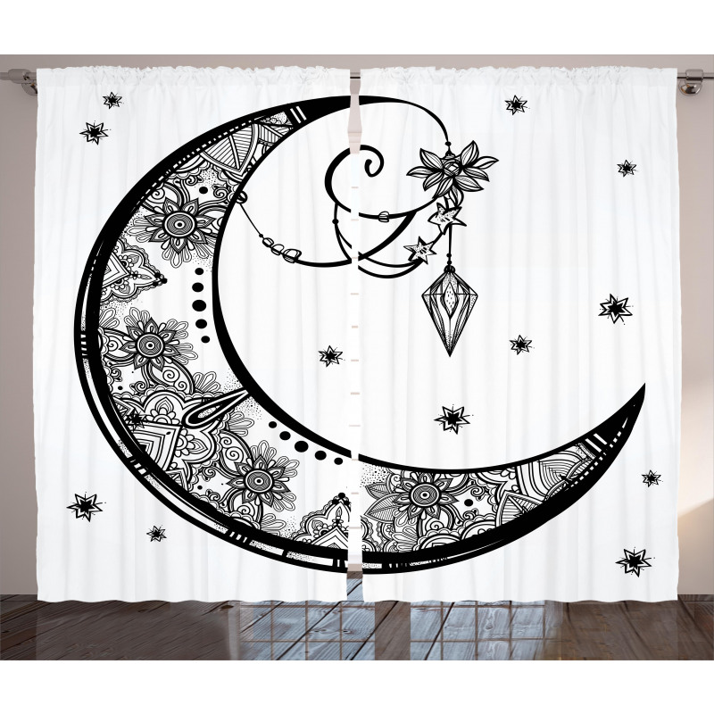 Floral Moon Curtain