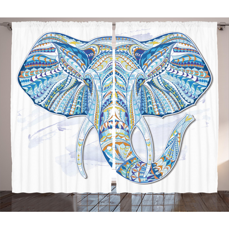 Totem Elephant Curtain