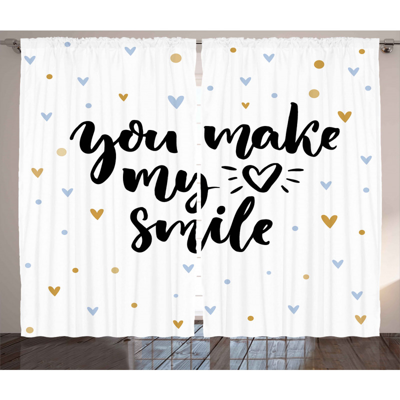 You Make My Heart Smile Curtain