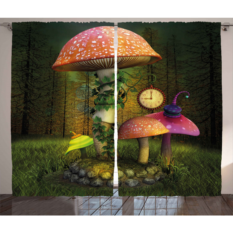 Giant Mushroom and Elve Curtain