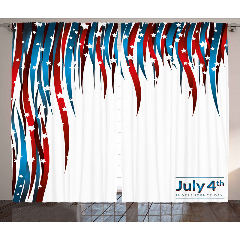 Swirled Banners Curtain