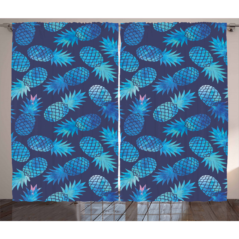 Exotic Pineapple Curtain
