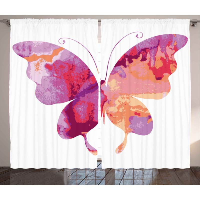 Butterfly with Wings Curtain
