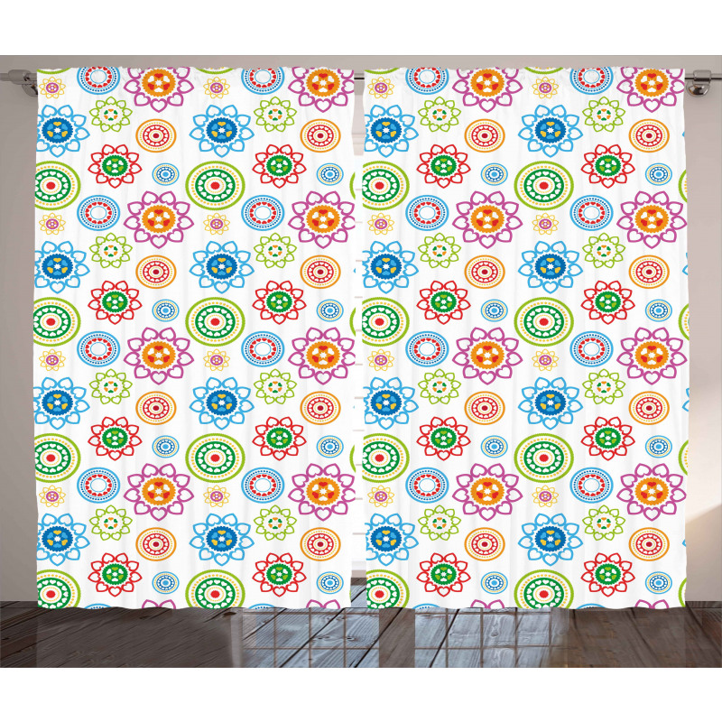 Colorful Pattern Curtain