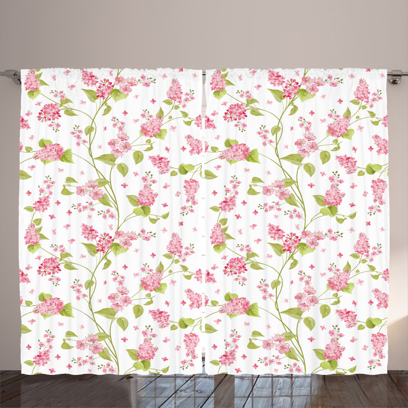 Nature Blossom Buds Curtain