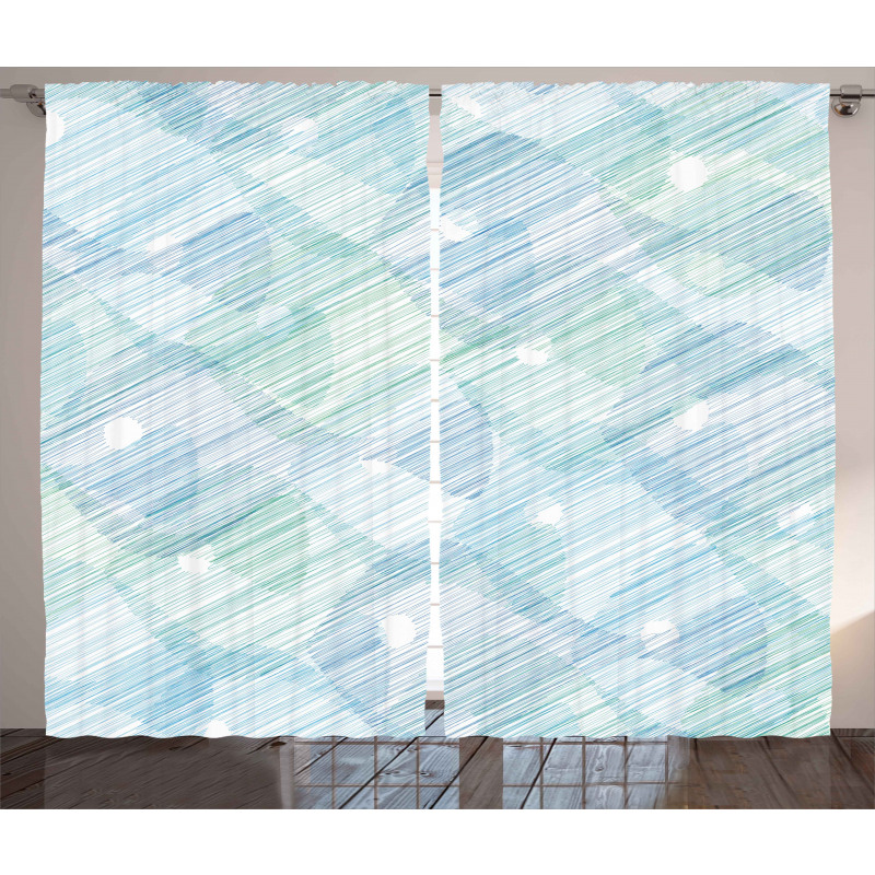 Modern Image Stripes Curtain