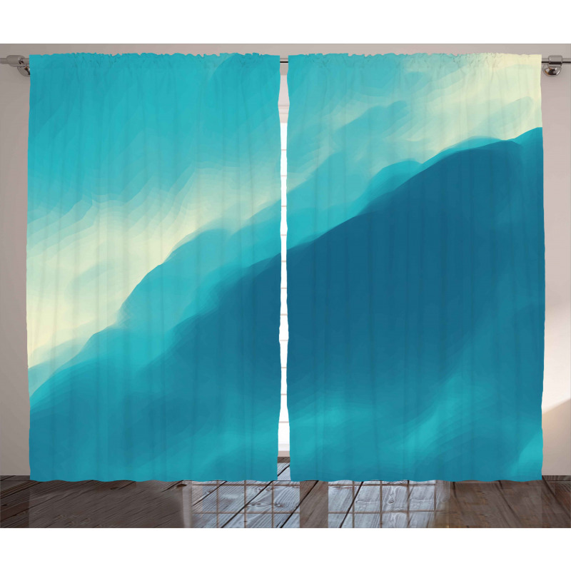 Artwork Cloud Wave Curtain