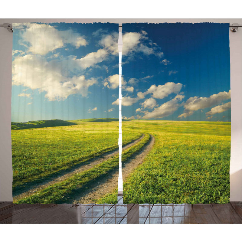 Spring Rural Country Curtain