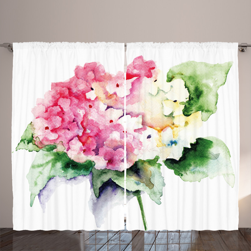 Hydrangea Flower Bouquet Curtain