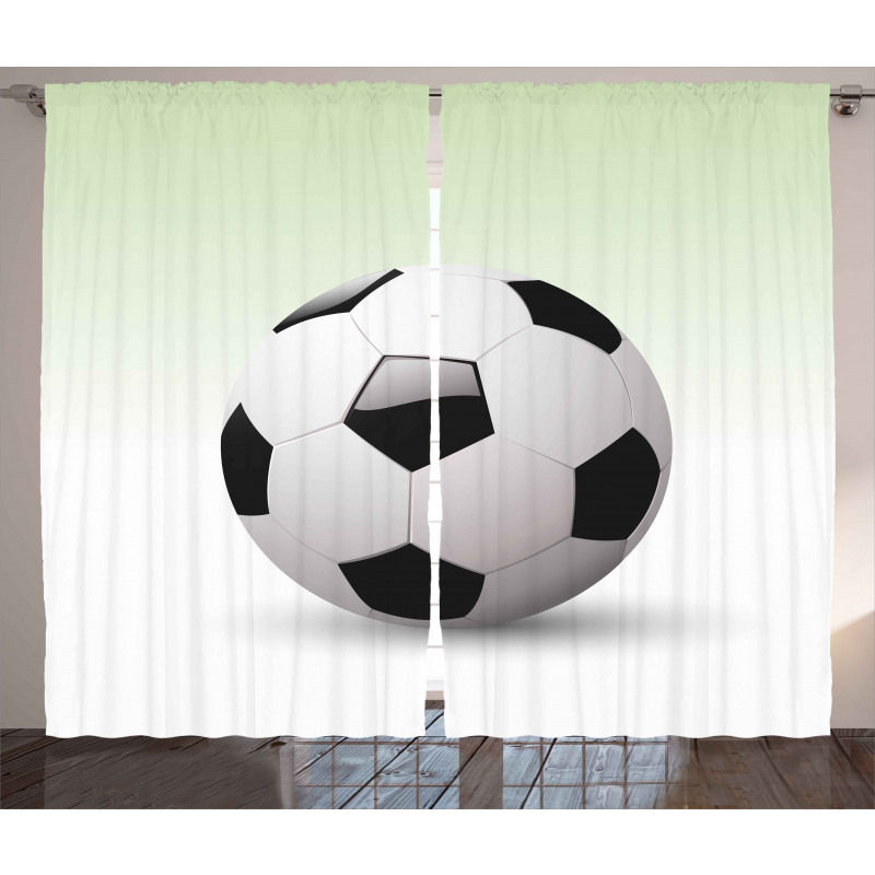 Football Soccer Ball Curtain
