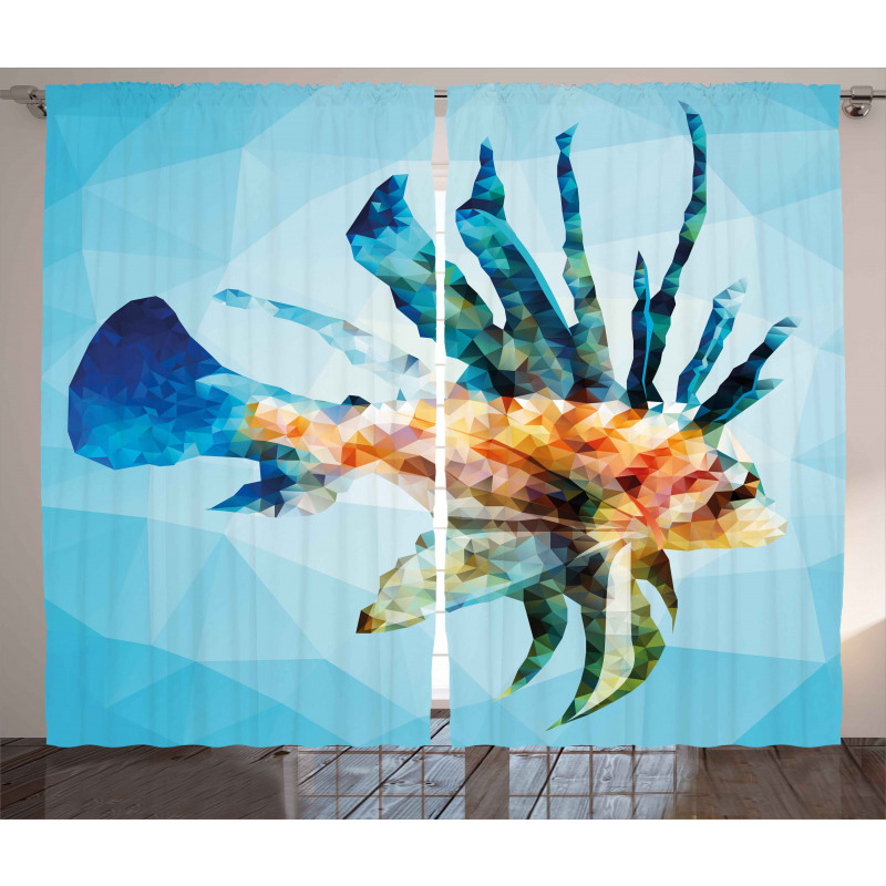 Ornamental Fish Style Curtain