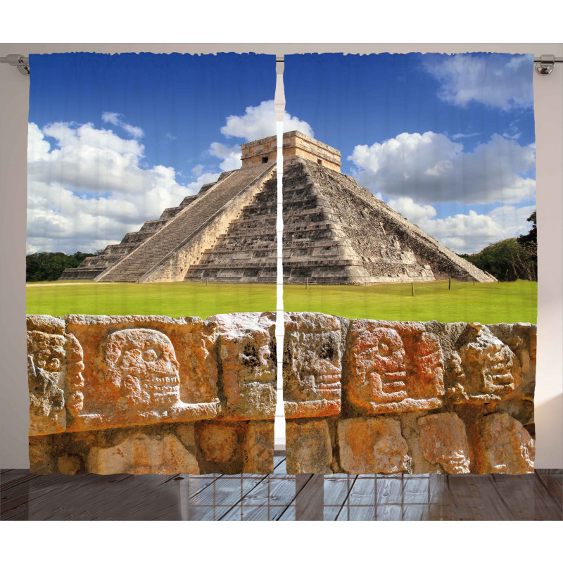 Wall of Skulls Pyramid Curtain