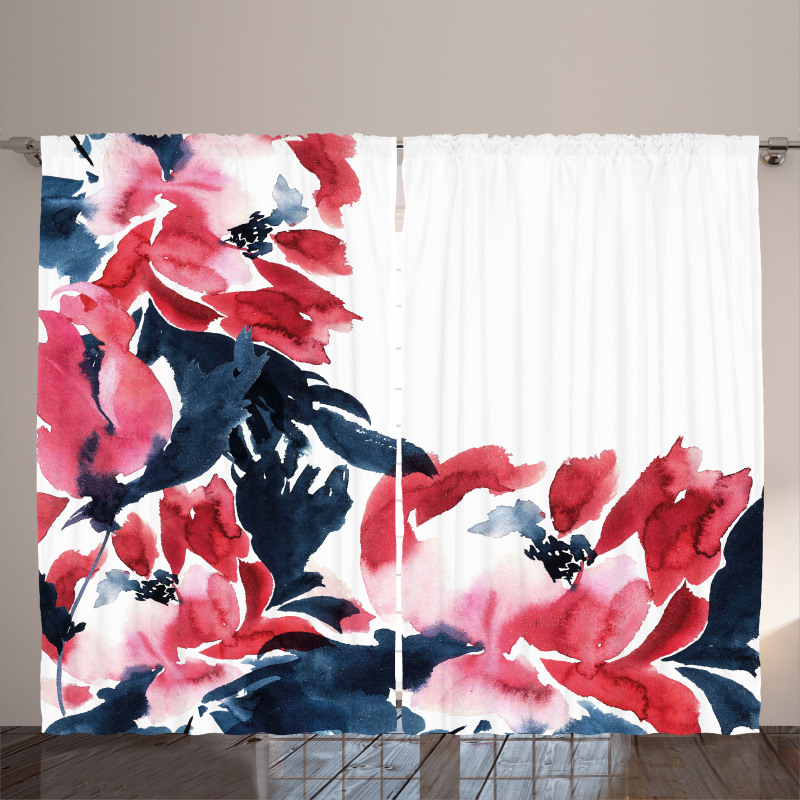 Peonies Spring Inspired Curtain