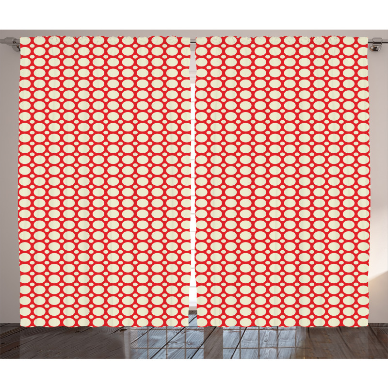 Big Small Polka Dots Curtain