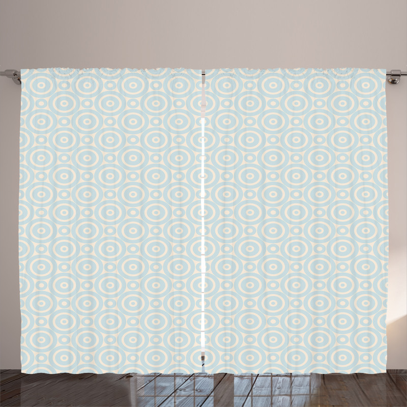 Circular Geometric Tile Curtain