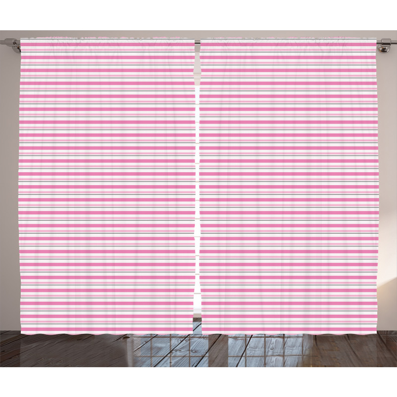 Modern Striped Art Curtain
