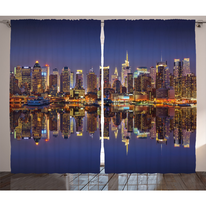 New York City Usa Curtain