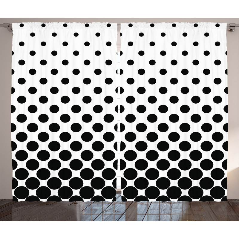 Minimalist Polka Dots Curtain