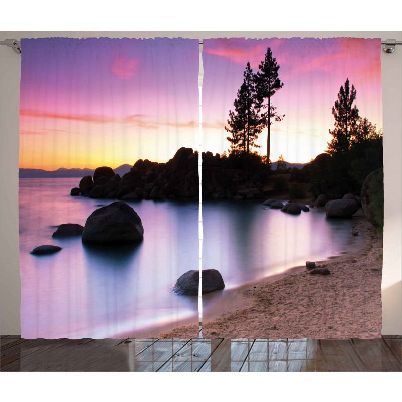Landscape Lake Tahoe Curtain