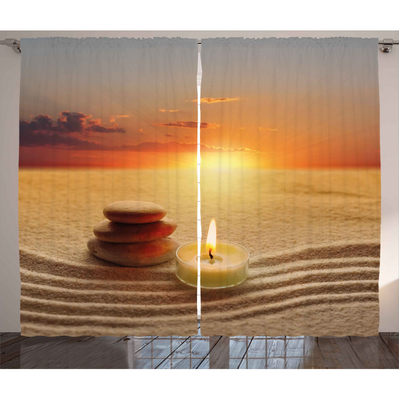 Meditation Yoga Candle Curtain