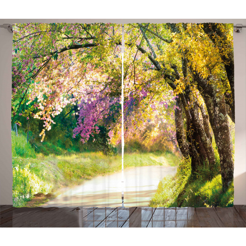 Spring Park Walkway Curtain