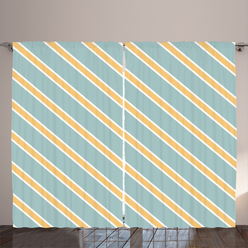 Bold Thin Stripes Curtain