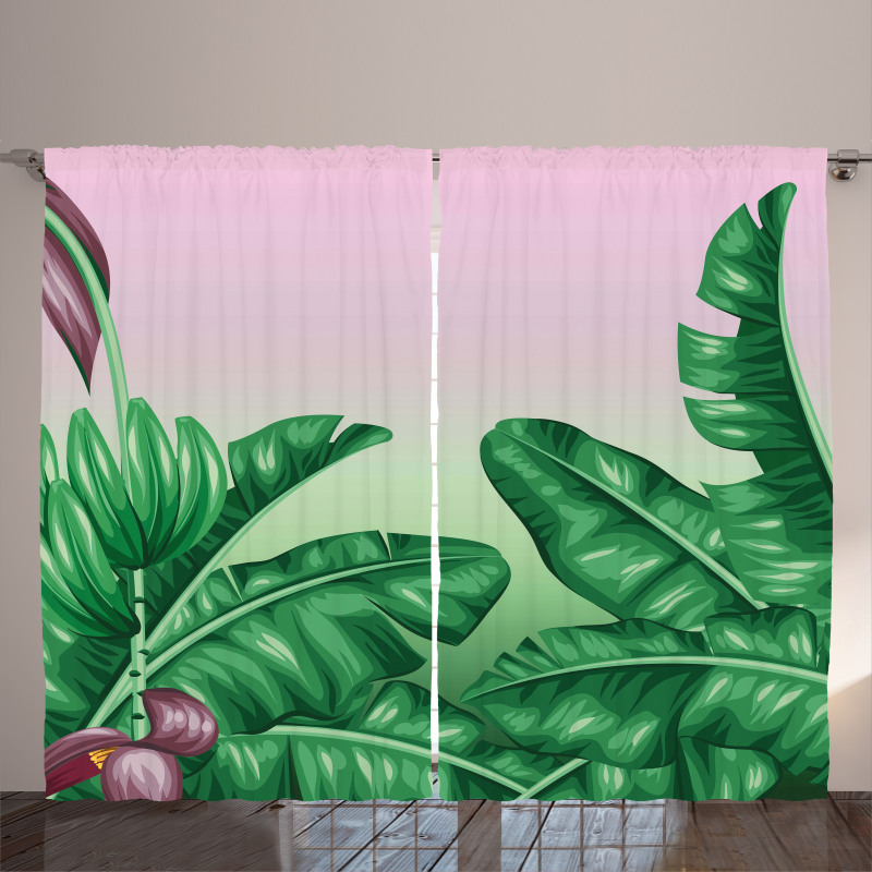 Exotic Orchid Blooms Curtain