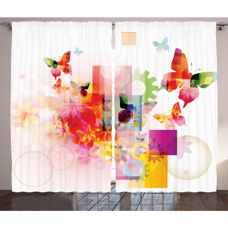 Natural Flowers Curtain