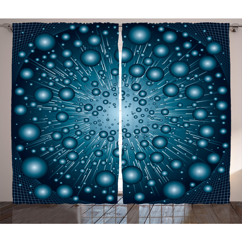 Futuristic Galaxy Energy Curtain